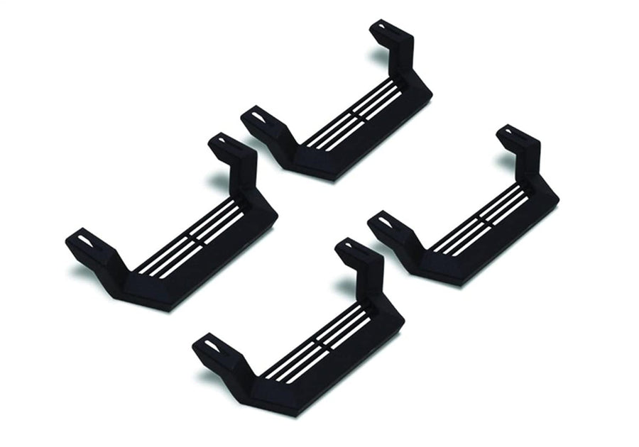 Rock Rail RAMPAGE PRODUCTS Short Steps for All Jeeps | 4-Piece Set, Rock Rails Sold Separately, Steel, Black | 26410034 | Universal Fit