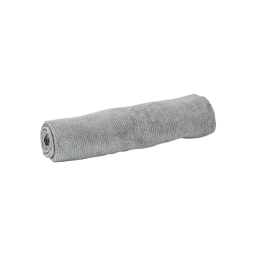 Maxshine Universal 16x16 Crazy Polishing Microfiber Towel (Grey, 350GSM) | Ultra-Soft, High-Absorbency Cloth | Professional Microfiber Towel for Car Polishing, Buffing & Auto Detailing Tasks