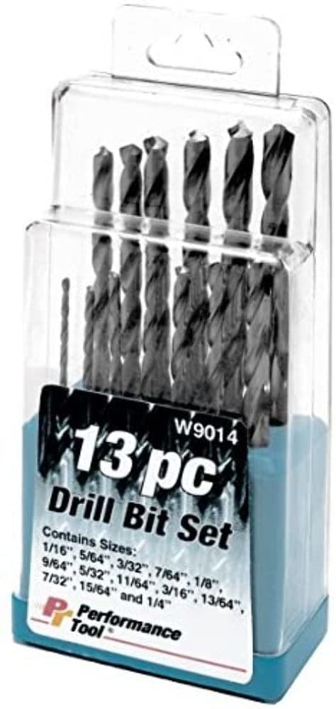 13PC DRILL BIT SET HSS