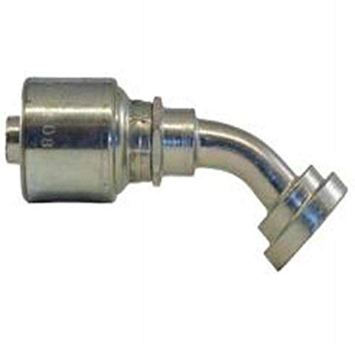 MegaCrimp Gates 16G-16FL45S XBULK Couplings, Code 61 O-Ring Flange, 45 Bent Tube, 1" ID (Pack of 25)