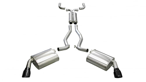 Cat-Back Exhaust System CORSA 14952BLK with X-Pipe