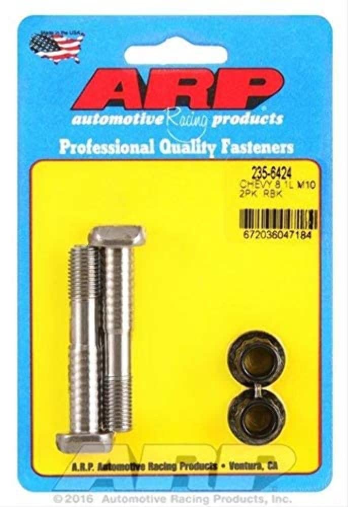ARP 235-6424 8.1L BB Chevy M10 ARP2000 Pro Wave-Loc Rod Bolt, 2 Pack
