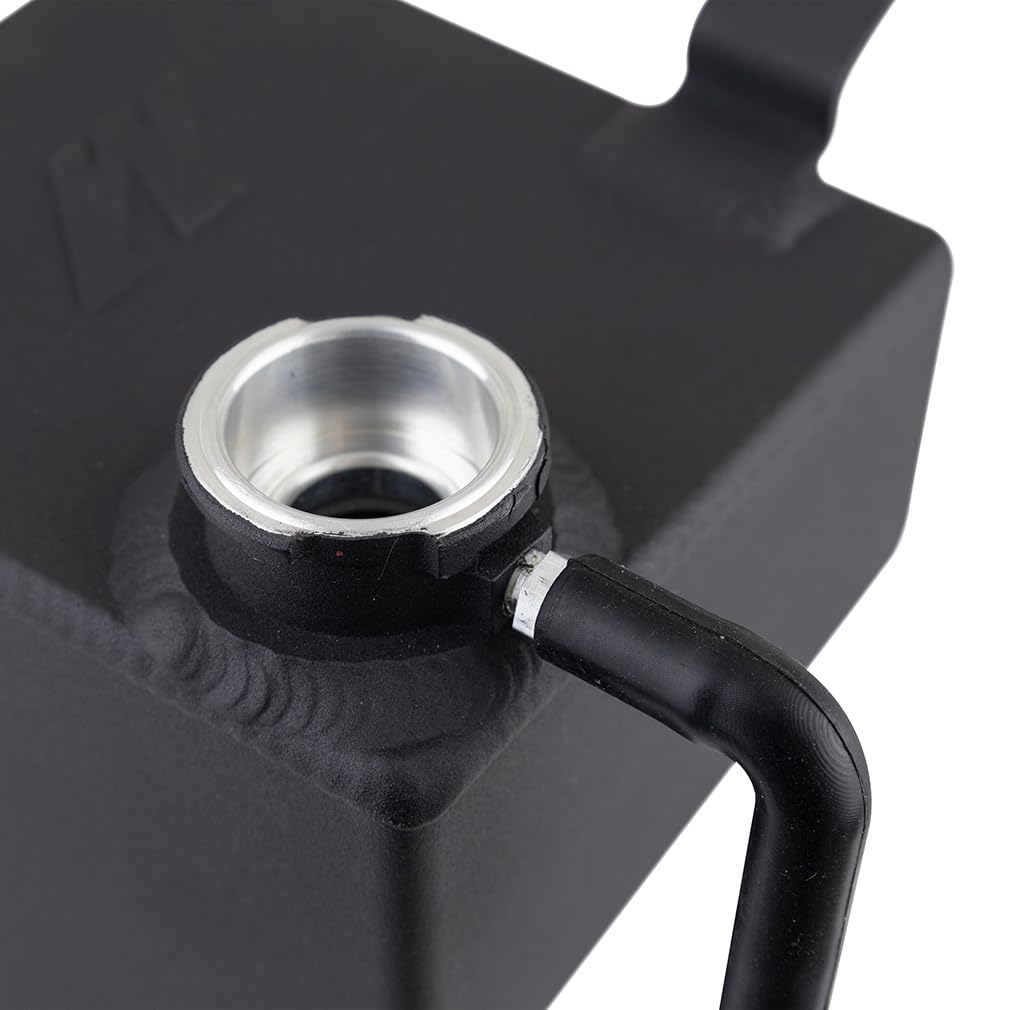 Mishimoto Coolant Expansion Tank, Aluminum Compatible with Toyota GR Corolla 2023+, Micro-Wrinkle Black