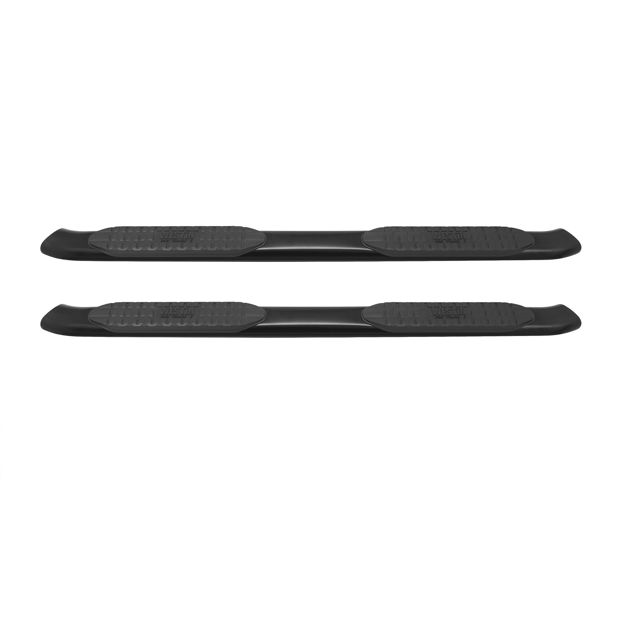 PRO TRAXX 5 Oval Nerf Bars Westin fits 2014-2018 Silverado Sierra 1500 2019 Silverado LD Sierra 1500 Limited 2015-2019 Silverado Sierra 2500 3500 Double Cab Black Pair