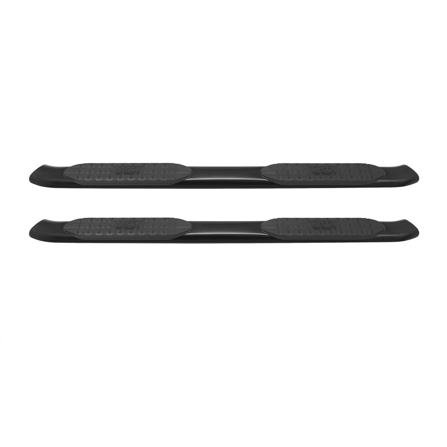 PRO TRAXX 5 Oval Nerf Bars Westin fits 2014-2018 Silverado Sierra 1500 2019 Silverado LD Sierra 1500 Limited 2015-2019 Silverado Sierra 2500 3500 Double Cab Black Pair