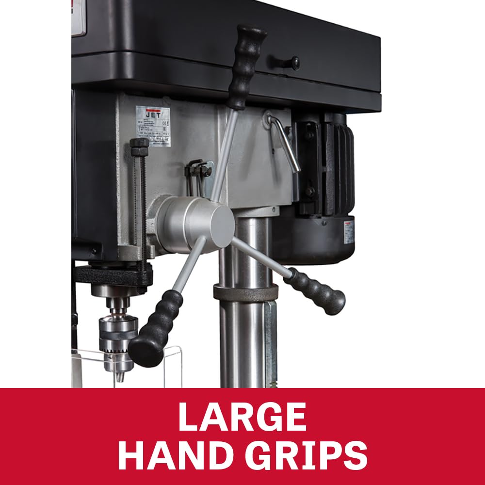 22-Inch JET Floor Drill Press, 12 Speed, 1-1/2 HP, 115/230V 1Ph (Model IDP-22)