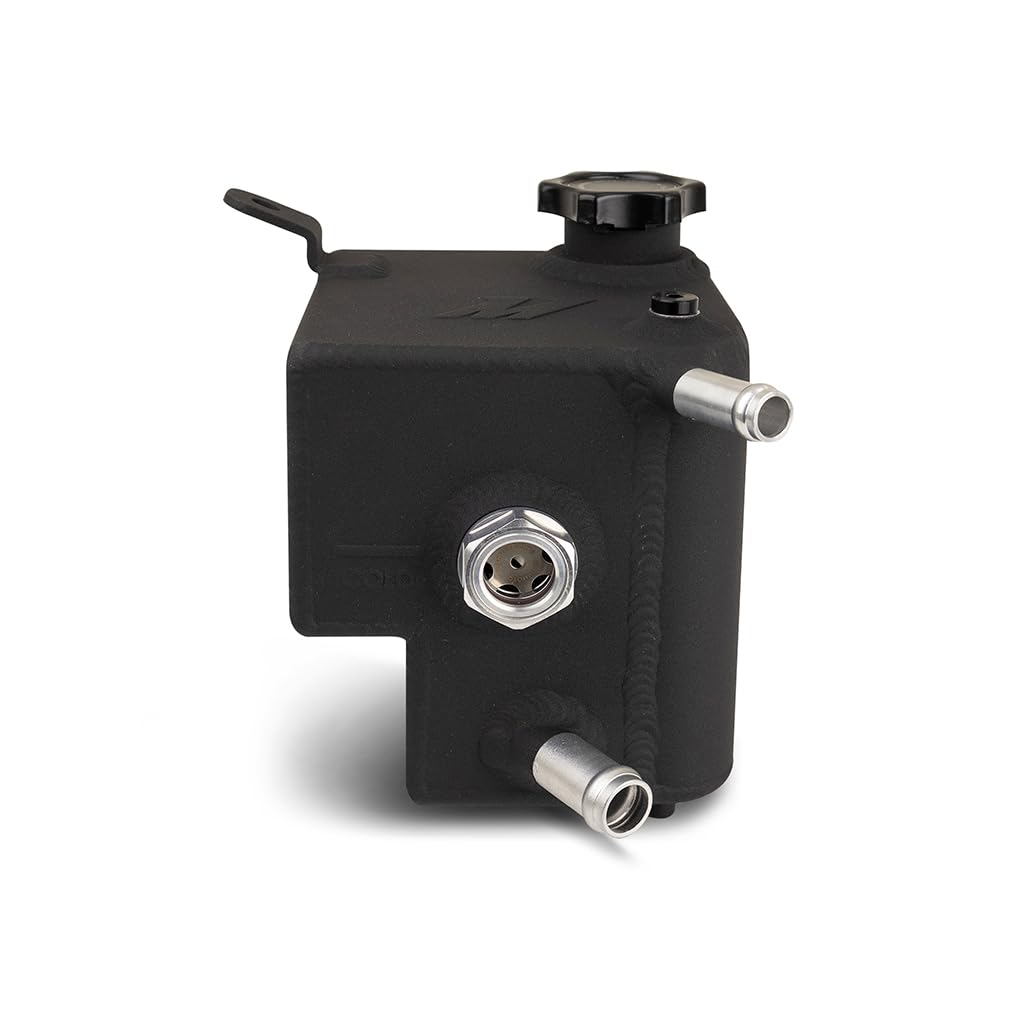 Mishimoto Coolant Expansion Tank, Aluminum Compatible with Toyota GR Corolla 2023+, Micro-Wrinkle Black