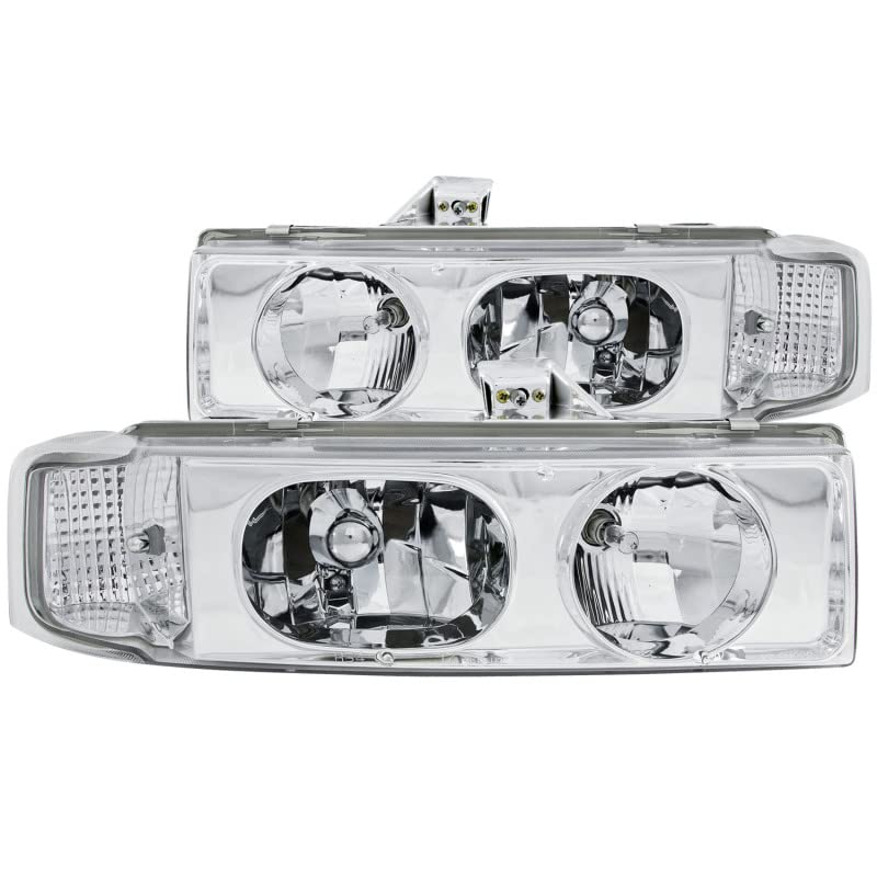 Crystal Headlight Set-Chrome ANZO USA 111001