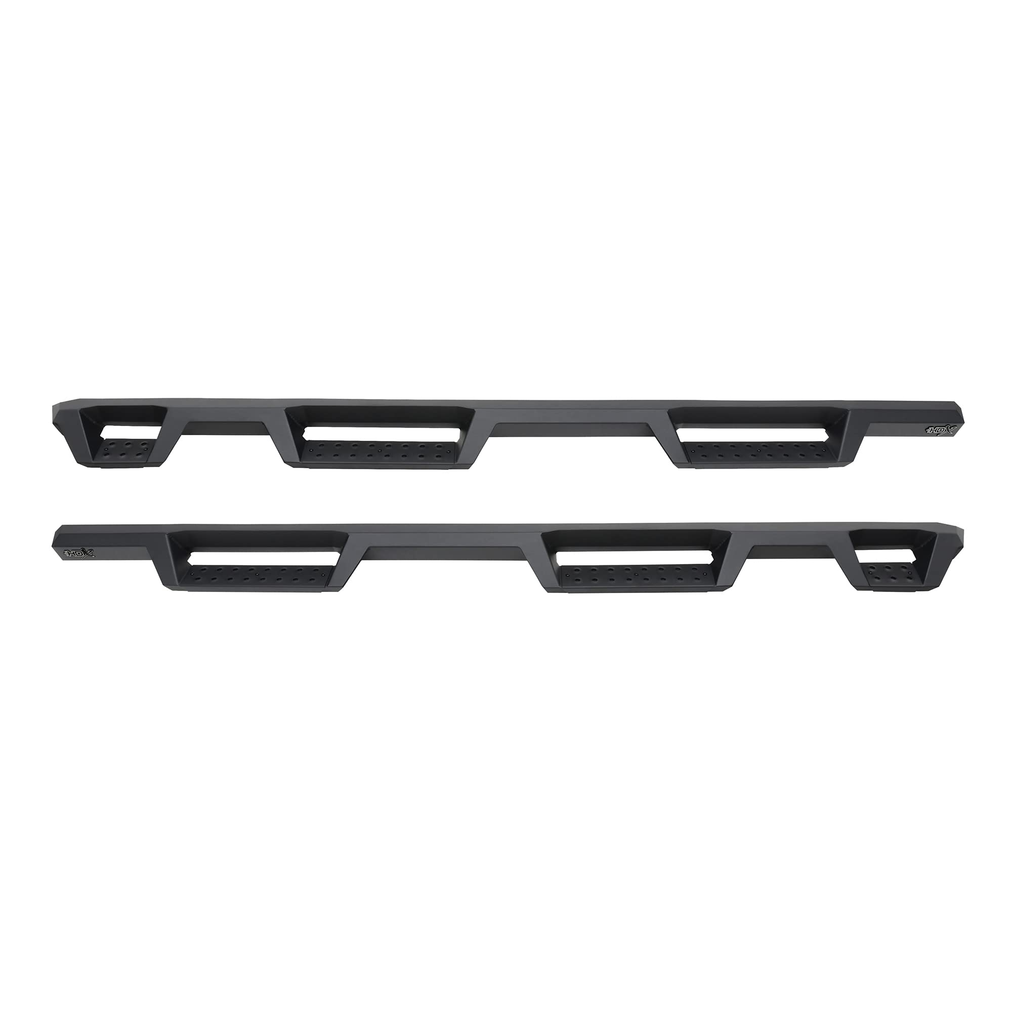 Westin HDX 56-534685 Drop Wheel to Wheel Nerf Bars fits 2019-2025 Silverado Sierra 1500 Crew Cab (5.5 Bed) (Exc 2019 Silverado LD/Sierra 1500 Limited) Textured Black Pair
