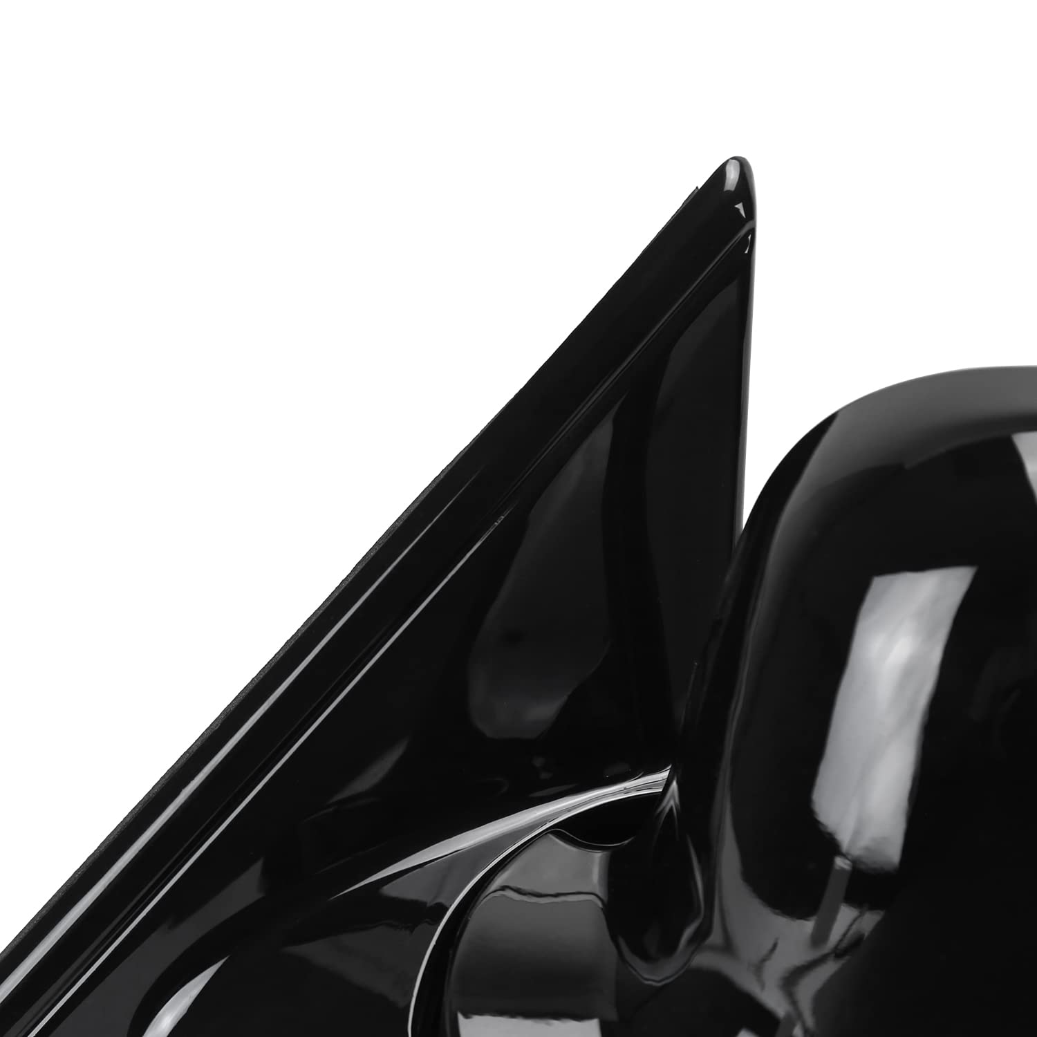 Power Side Mirrors Spec-D Tuning Glossy Black Compatible with 1994-2001 Chevy S10, Left+Right Pair