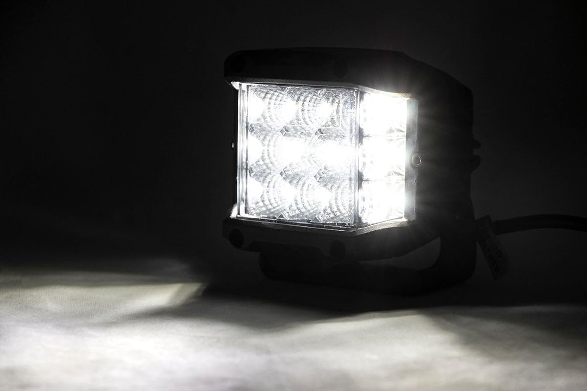 Rough Country 3" Wide Angle Rear OSRAM LED Kit for 16-22 Can-Am Defender - 71024