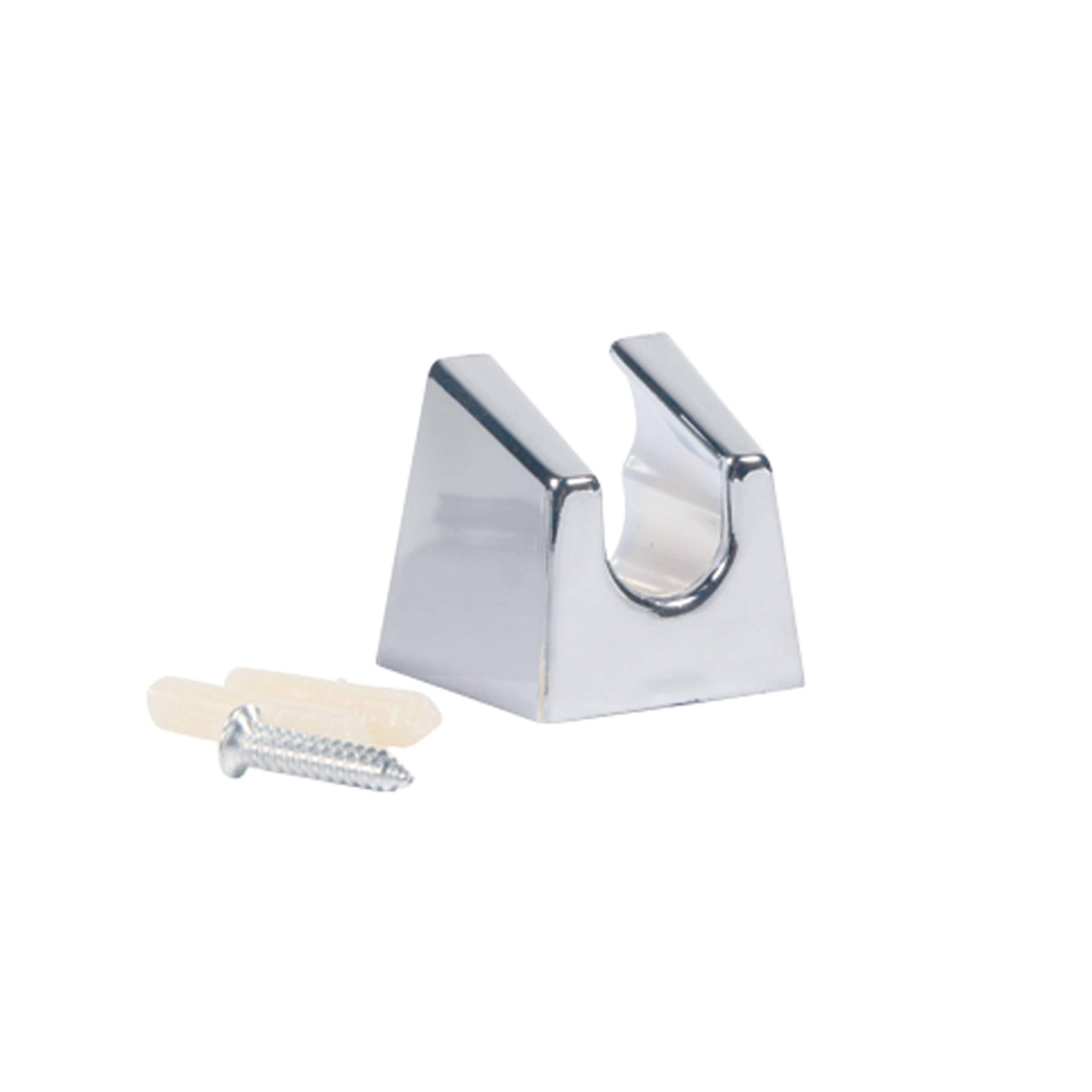 2-Position Camco RV Shower Head Wall Mount (Chrome Colored)