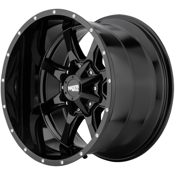 Gloss Black Moto Metal MO970 Wheel tpms (22 x 12. inches /5 x 110 mm, -44 mm Offset)