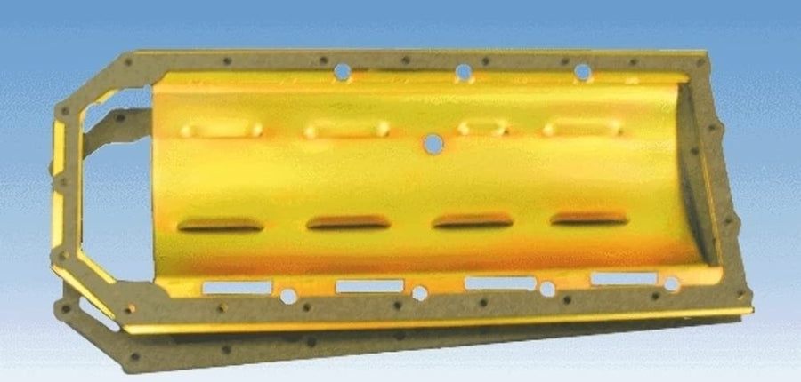Hemi Windage Tray Milodon 32010 Gold Zinc Plated for Chrysler 5.7/6.1
