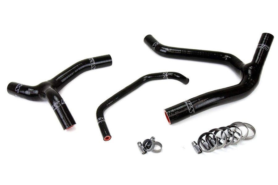 Black HPS 57-1244-BLK Silicone Radiator Coolant Hose Kit
