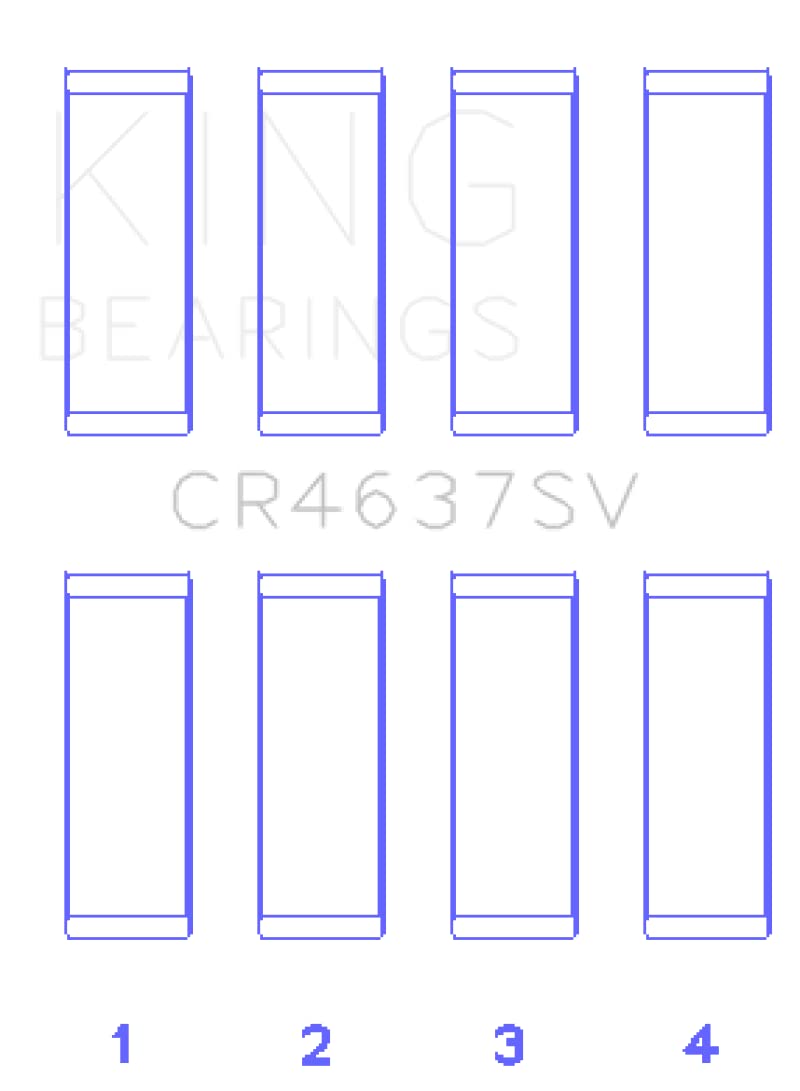 Audi Connecting Rod Bearing Set - King BYT/CDNC/CCZD/CPSA (CR4637SV)