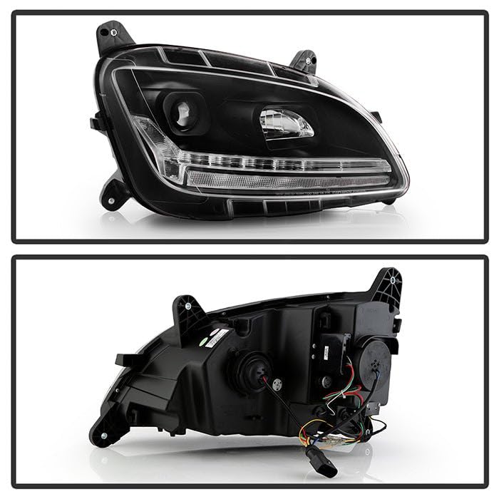 Headlights Spyder Signature (PRO-YD-PB57914-SEQ-R-BK)