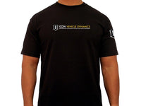 Large ICON Standard-Logo Tee Black, ICON-TEE-STD-BLK-L