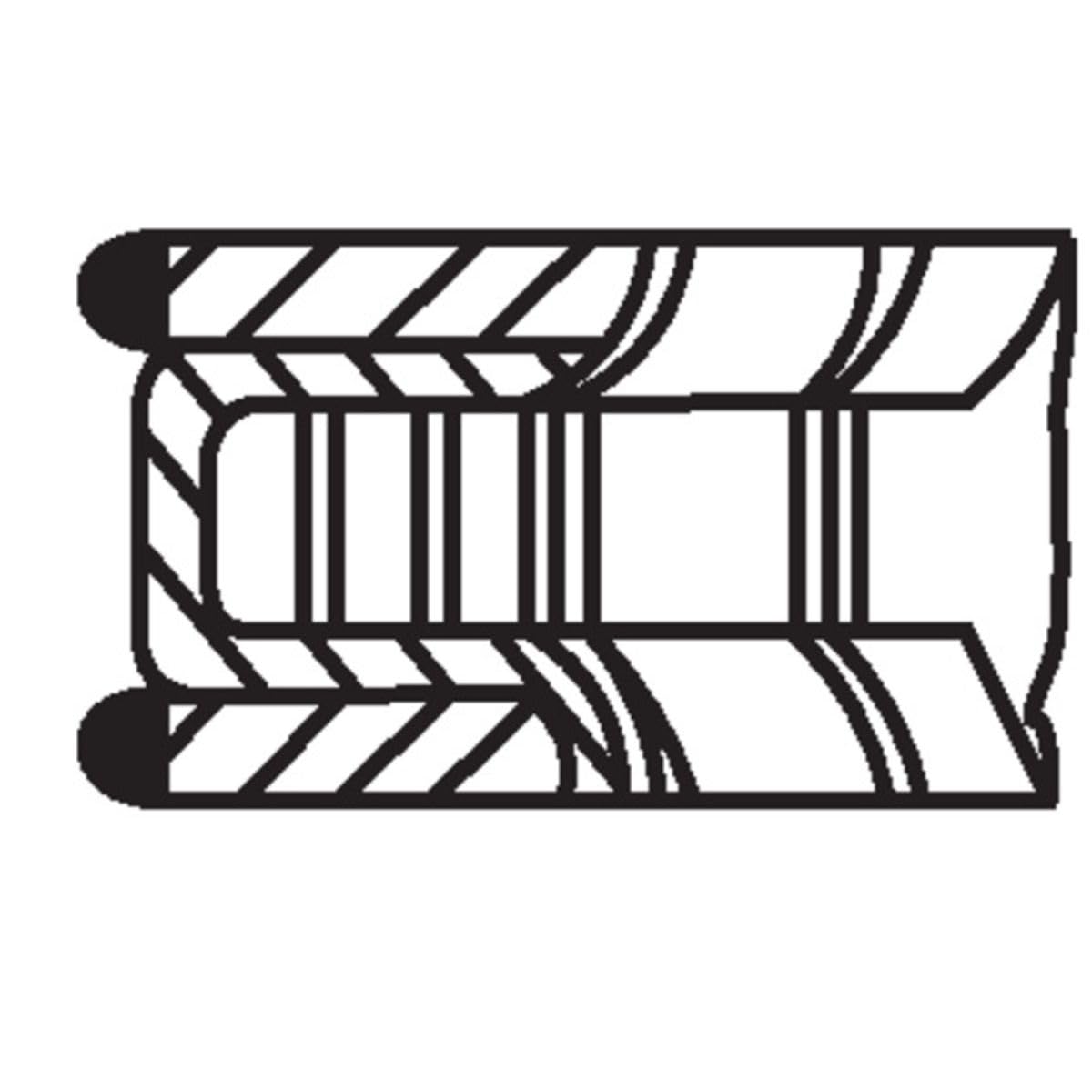 Mahle 083 Original N0 Piston Ring Set