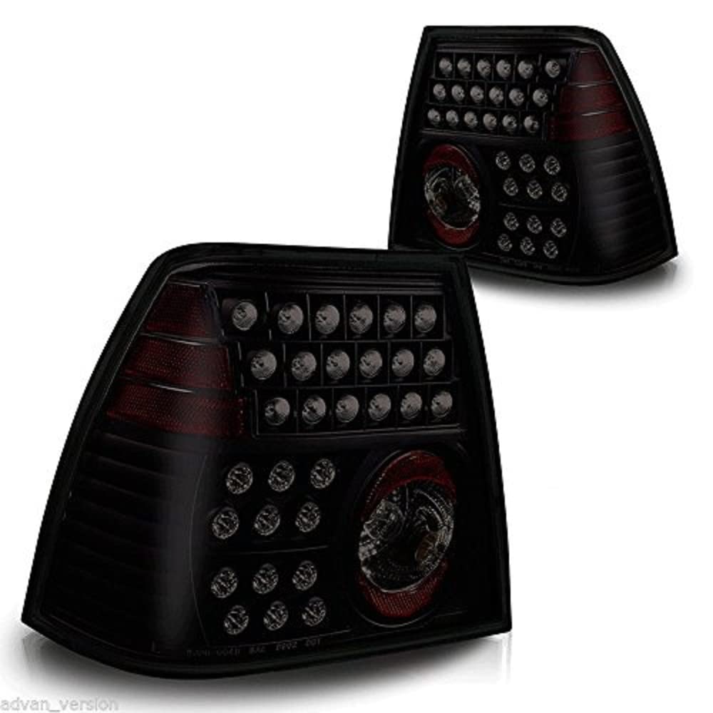 Volkswagen Jetta Winjet WJ20-0048-05 Black Housing/Smoke Lens LED Tail light