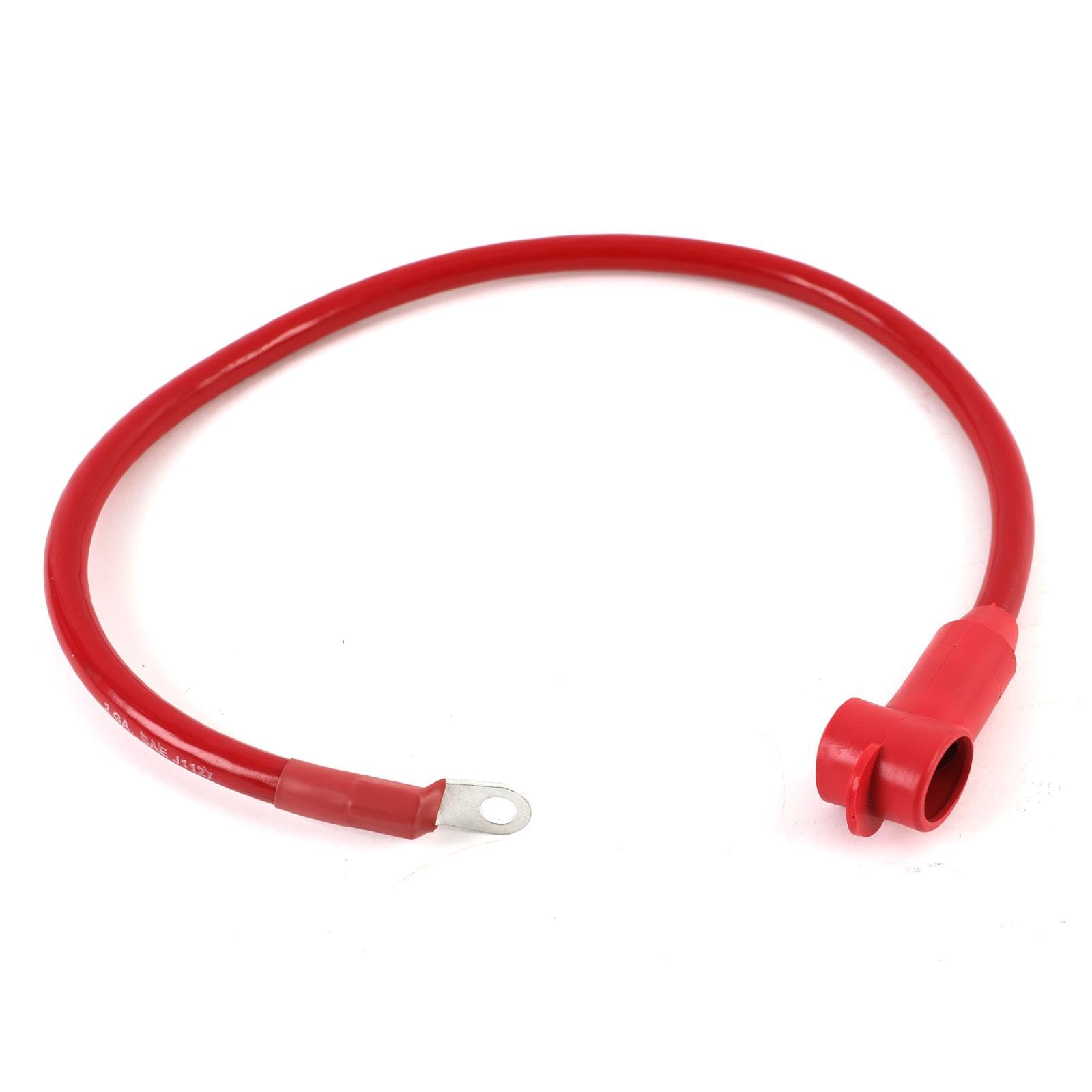 1-522 Powermaster Alt Charge Wire 2g 2 ft w/2-5/16 Eyelets