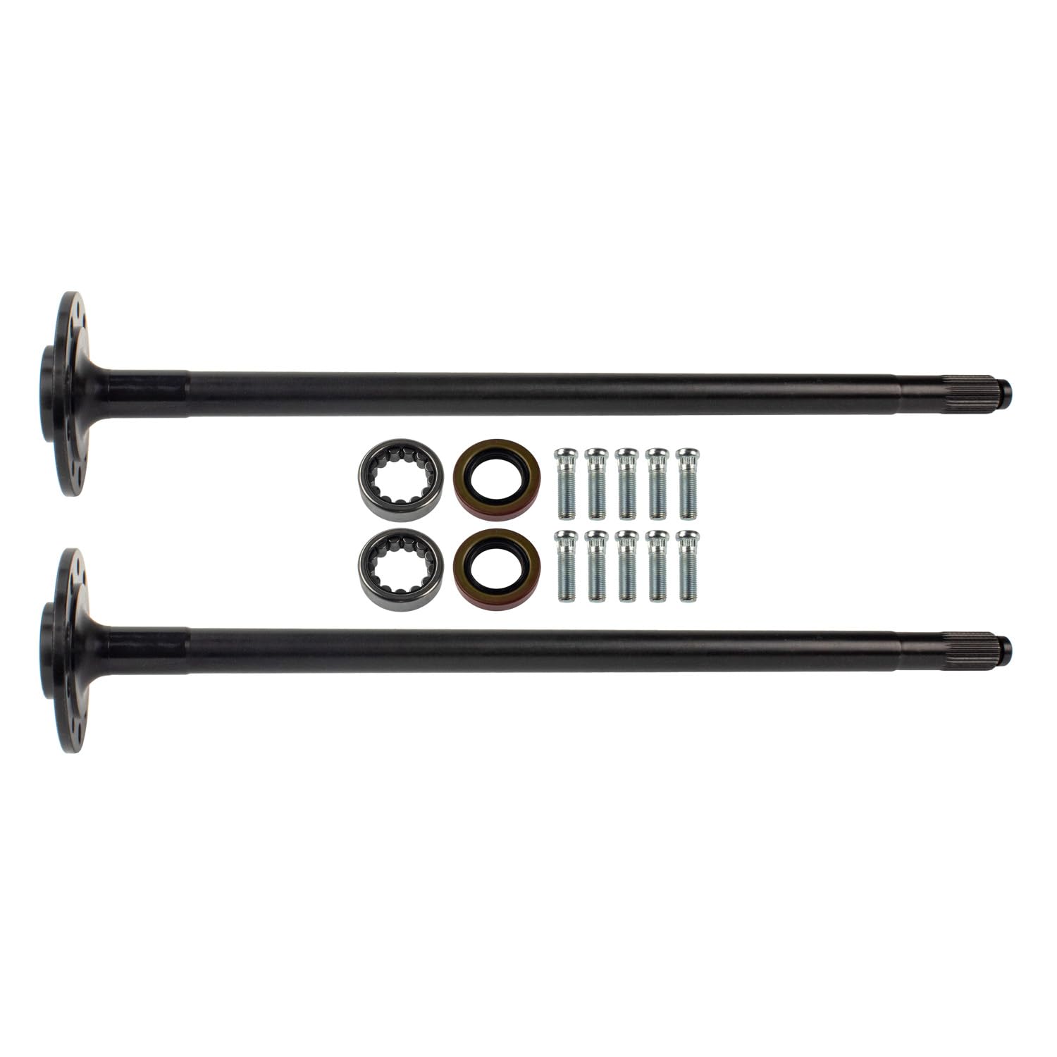 TEN Factory Drive Axle Shaft Assembly MG22110 Rear Kit 30 Spline Left & Right For GM 8.875" Car, Fits For Chevrolet Camaro (1967-1969), Chevelle 1965-1967, Chevy II 1968