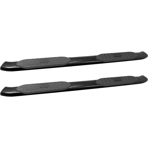 PRO TRAXX 5 Oval Nerf Bars Westin fits 2014-2018 Silverado Sierra 1500 2019 Silverado LD Sierra 1500 Limited 2015-2019 Silverado Sierra 2500 3500 Double Cab Black Pair