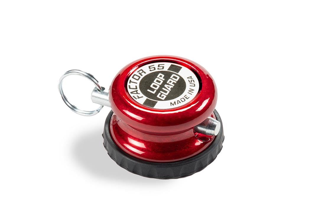 Loop Guard Factor 55 XTV (UTV/ATV), Fits Steel Cable/Rope to 5/16 Diameter - Red