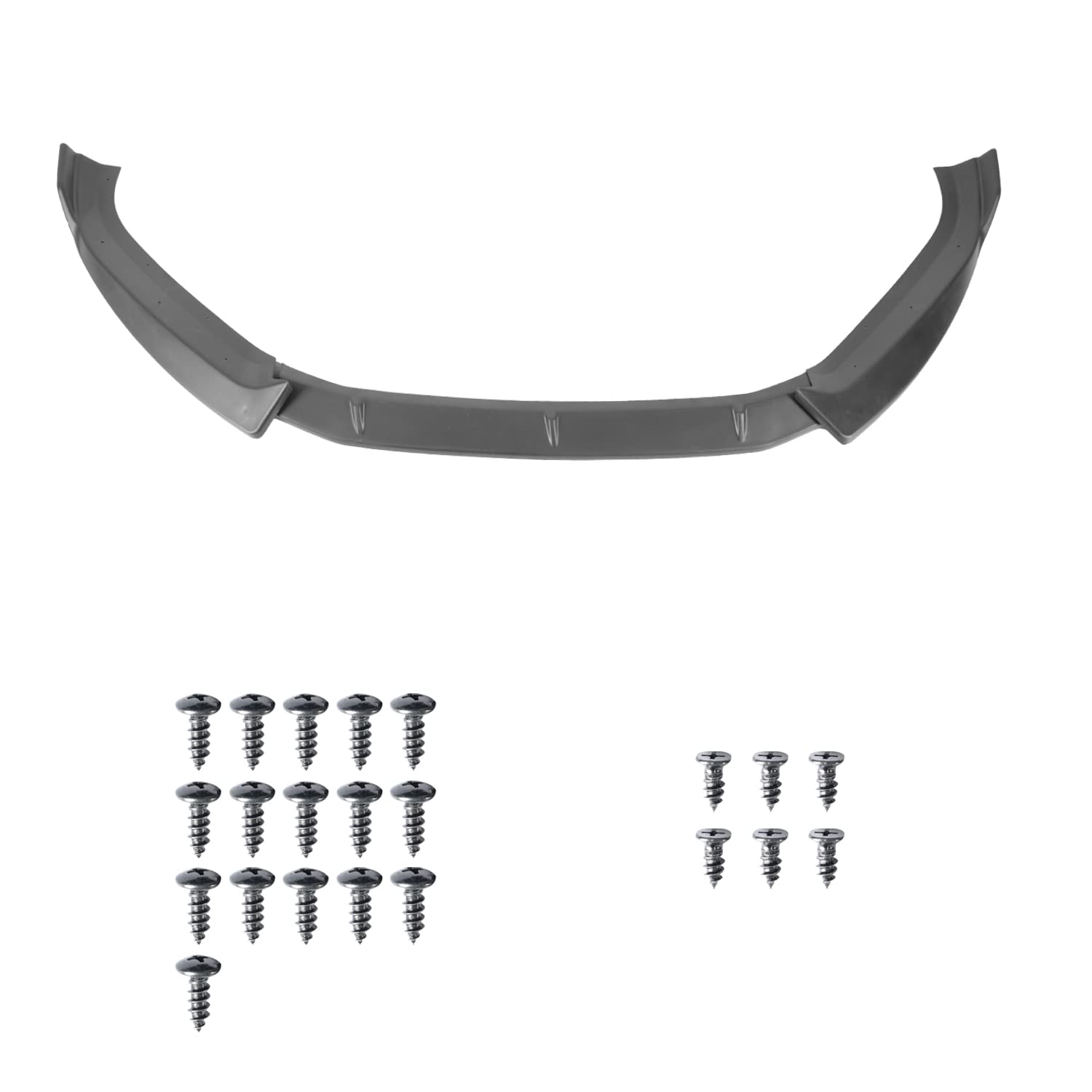 Matte Black Spec-D Tuning Front Bumper Lip Compatible with 2017-2018 Audi A4, 2018 S4