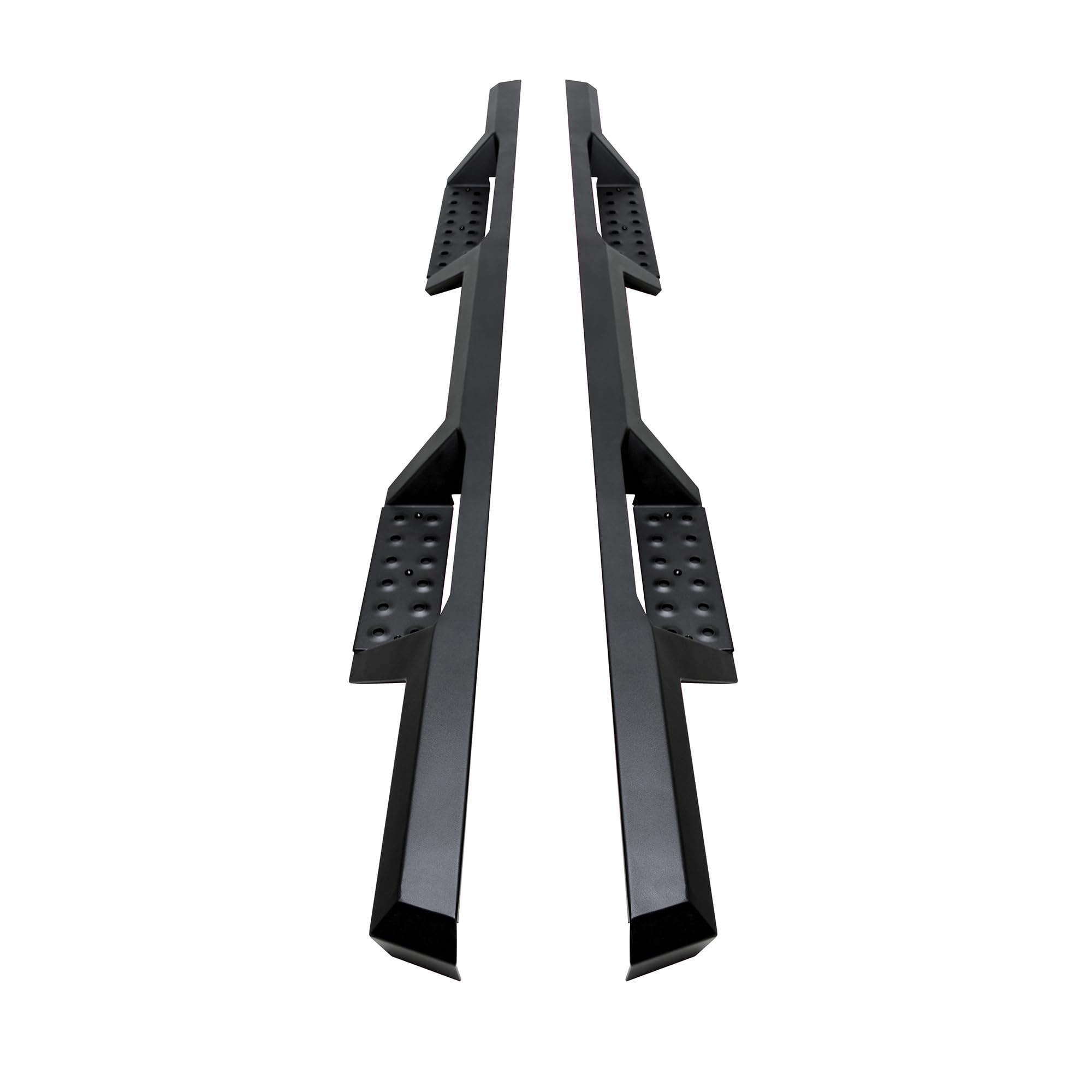 Westin HDX 56-11955 Drop Nerf Step Bars fits 2004-2013 Silverado Sierra 1500 Crew Cab 2001-2019 2500 3500 Crew Cab (Body Mount) Textured Black 1 Pair