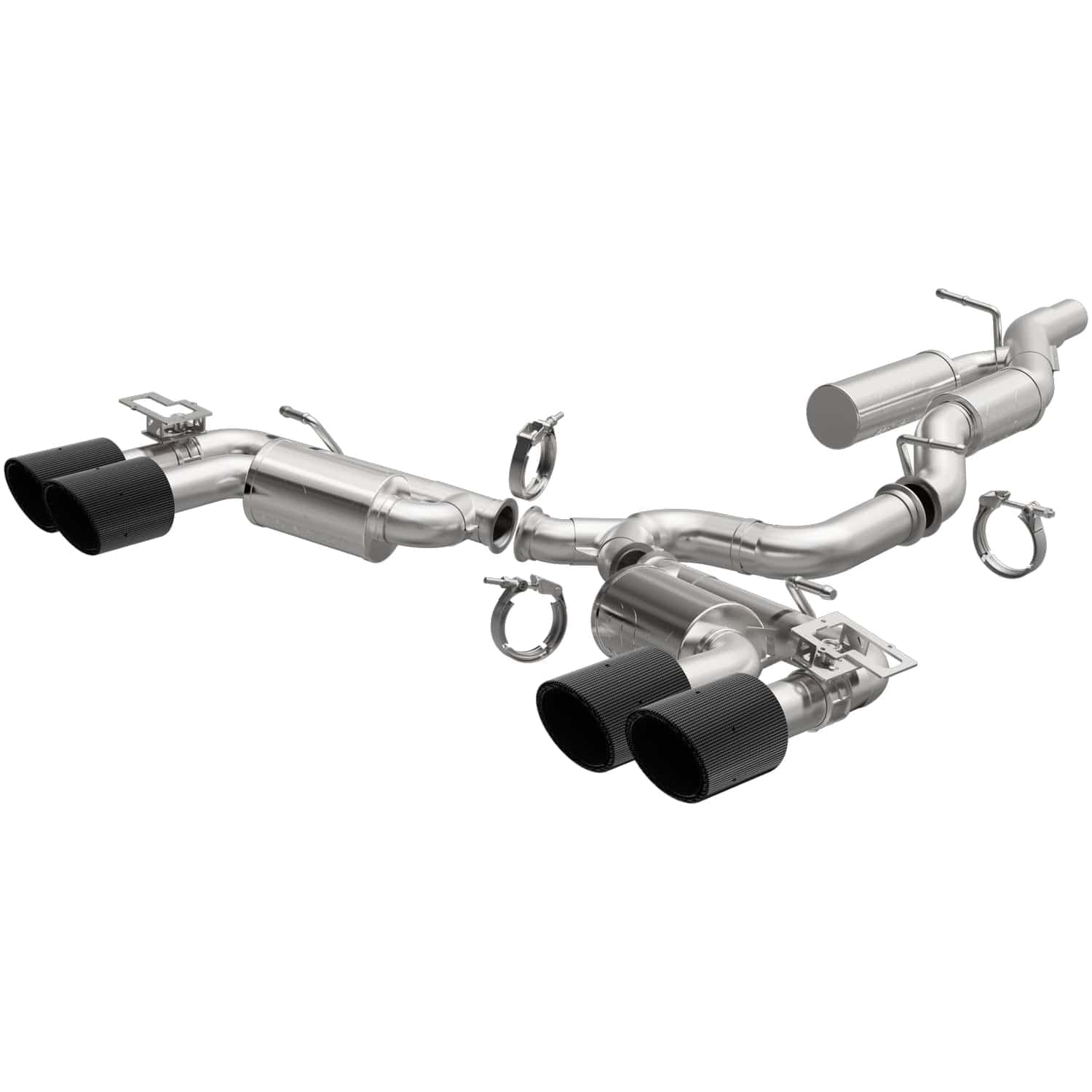 Compatible MagnaFlow with 2022-2024 Volkswagen Golf R NEO Series Cat-Back Exhaust System, 2.0L