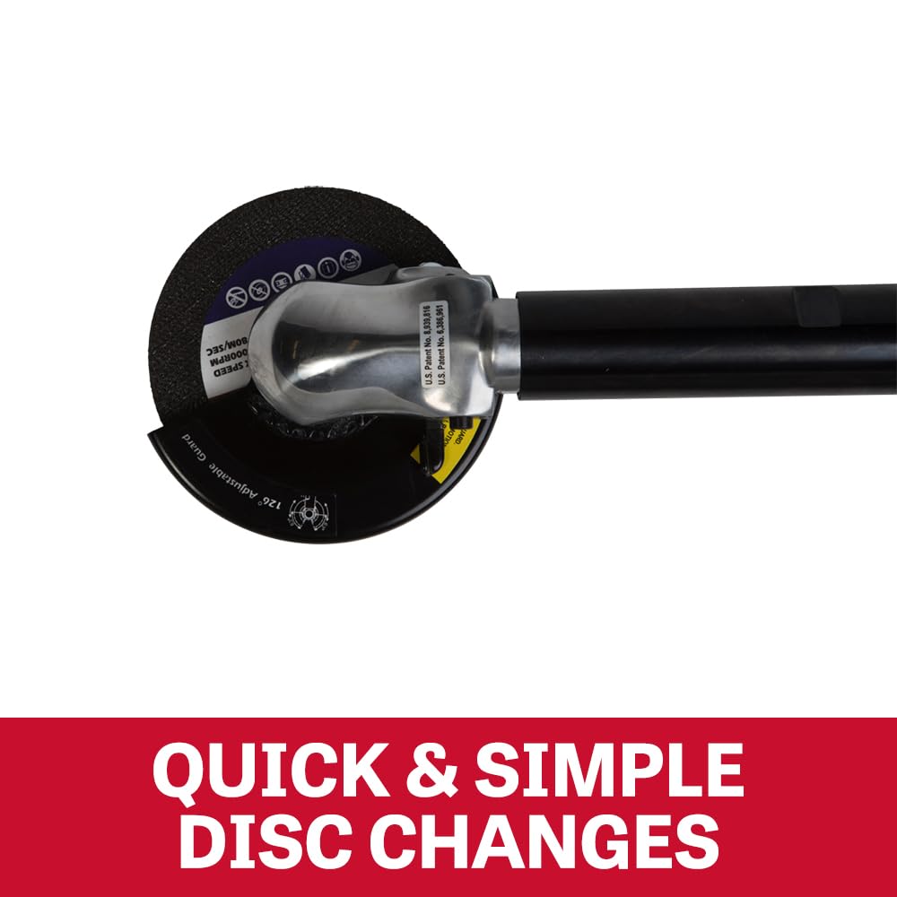 JET 4-Inch Extended Pneumatic Cut-Off Tool, 14000 RPM (Model JAT-483)