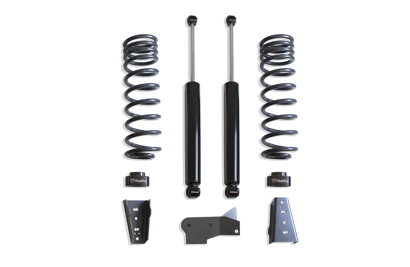 Suspension Lift Kit Maxtrac 902445 Component (3In Coils, 1.5In Spacers, Track/Sway Brkts, Maxtrac Shocks 2800Ll)