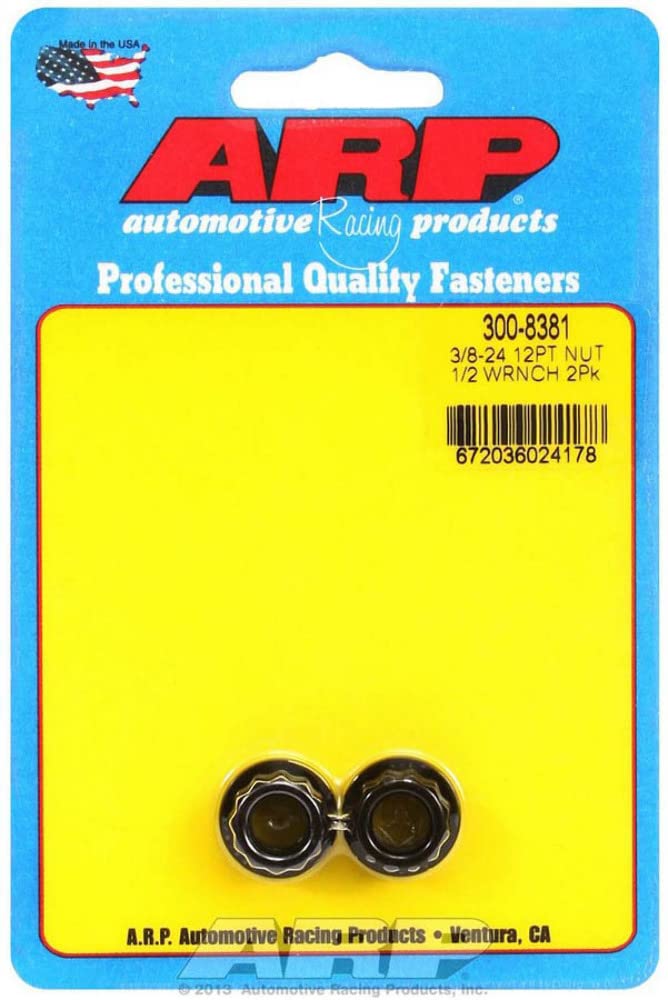ARP 12Point Standard Nut 2pc 3/8-24 Socket: 1/2