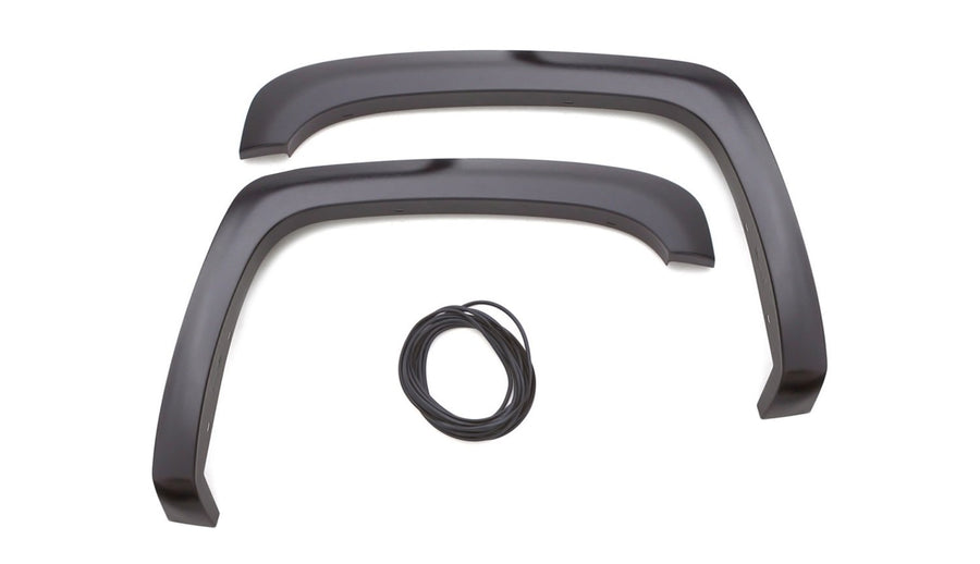 Lund SX106SA Black Sport Style Elite Series Standard Front Fender Flare - 2 Piece