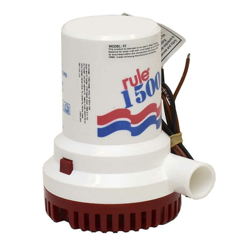1500GPH PUMP BILGE 12VDC
