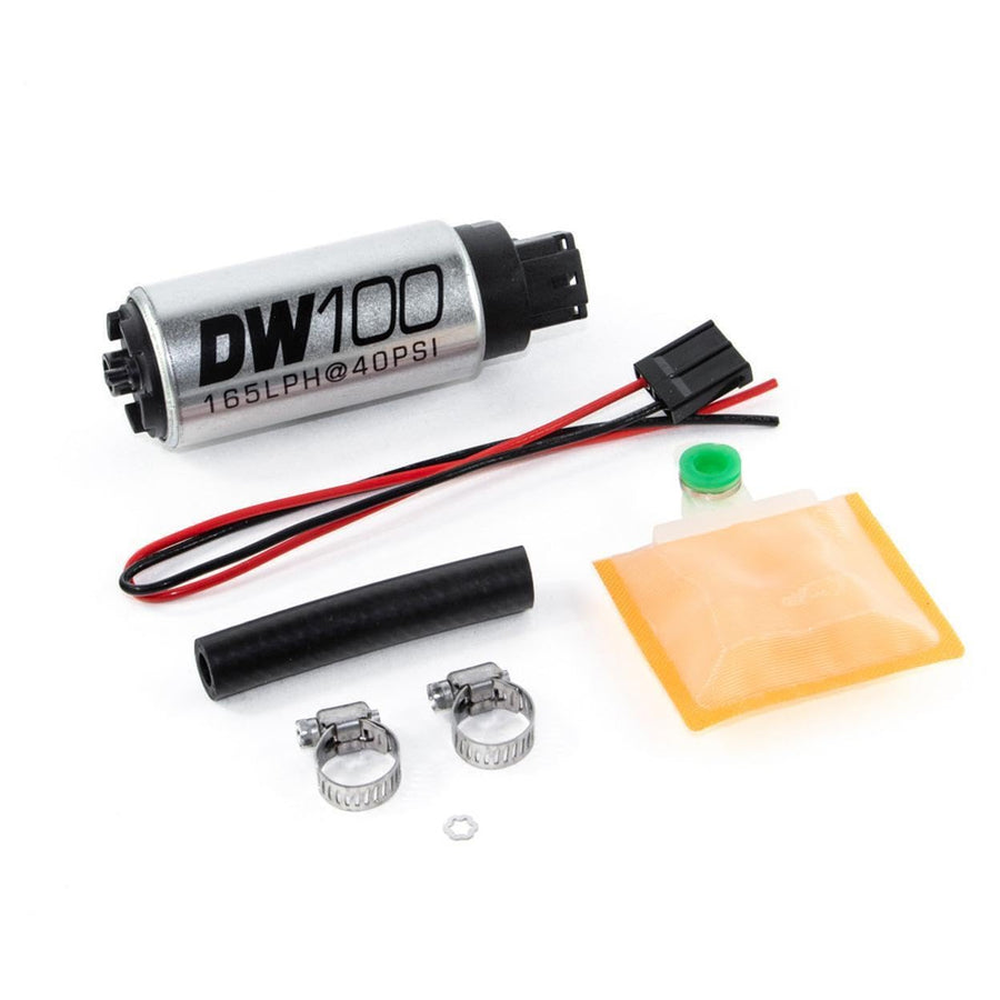 9-101-1000 DeatschWerks in-Tank Fuel Pump (165lph with 9-1000 Install Kit), 1 Pack
