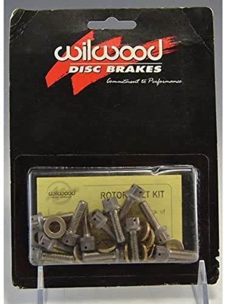 Hat/Rotor Bolt Kit,1/4-28x.75 12 Pt,Stainless