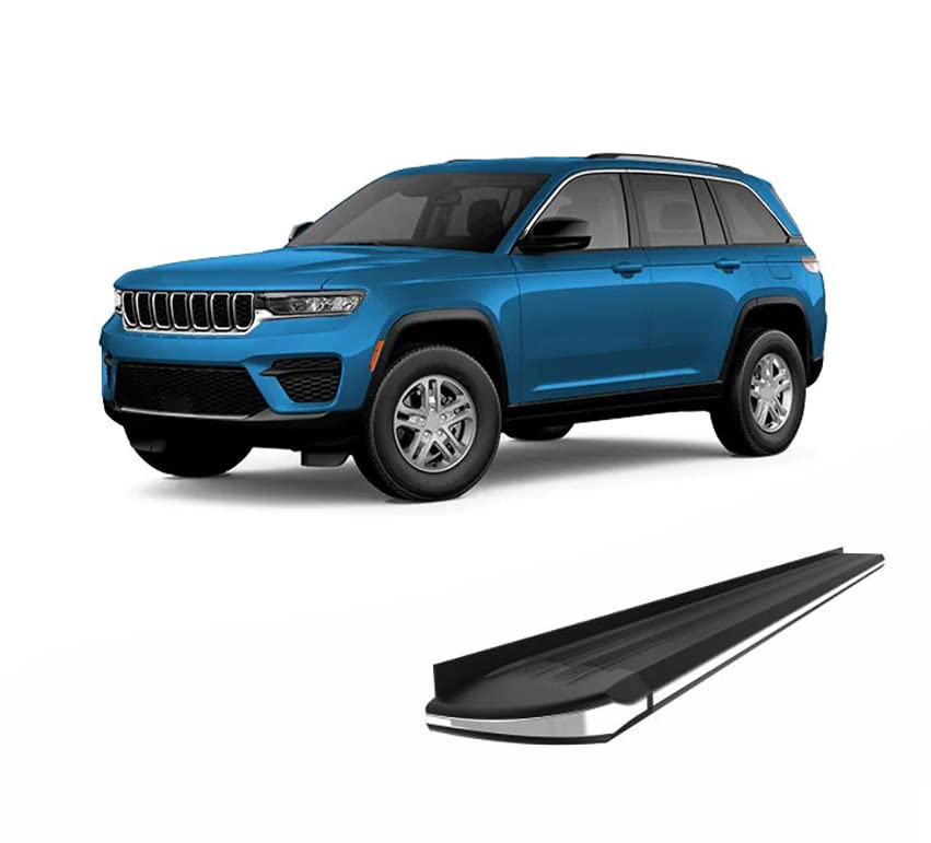 Exceed Black Horse Running Boards Compatible with 2011-2021 Jeep Grand Cherokee Black (Excl. Limited X, High Altitude, Summit, SRT, SRT8, Trackhawk and Trailhawk)-EX-JPGC