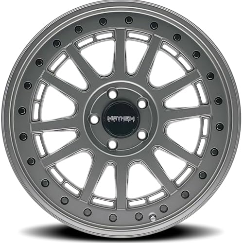 COMPASS MAYHEM 8305 MATTE GUNMETAL W/BLK BOLT 20X9 5-139.7 0MM 108.1MM