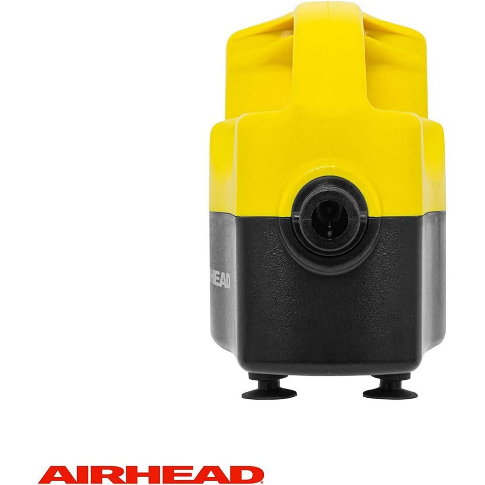 Stand Up Paddleboard Pump (SUP) Airhead 12V | Up to 15 PSI with Pneumatic Reader That Auto Stops at Set Pressure