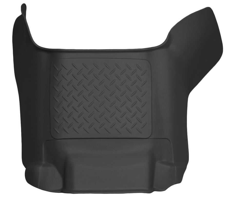 Husky Liners Floor Mats X-act Contour | Fits 2009-2024 Dodge Ram 1500 (19-24 Classic Body Only) 2010-2024 Ram 2500/3500 Crew/MEGA CAB ONLY | Center Hump, 1-pc Black - 53541
