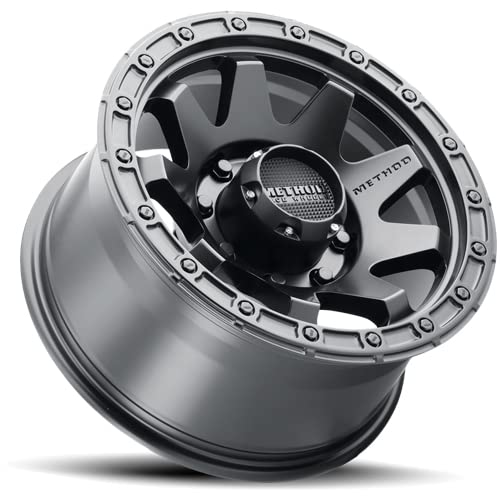 Black Method Race Wheels 317 Wheel with Matte (20 x 9. inches /8 x 170 mm, 18 mm Offset)