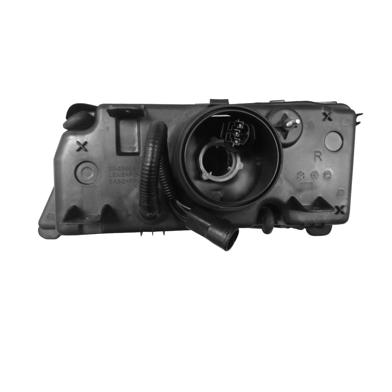 Right TYC Headlight Assembly Compatible with 2003-2004 Mercury Grand Marquis