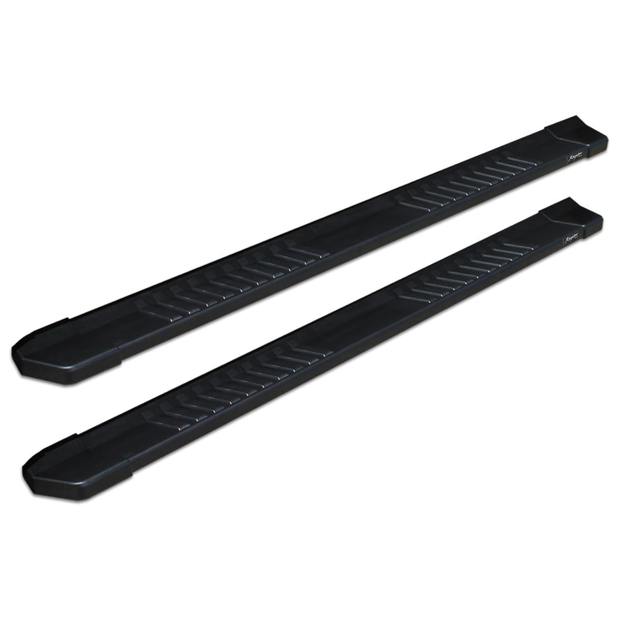 Running Boards Raptor Series Steps 6in OEM Style Black Aluminum Compatible with New Body Double Cab 2019-2026 Silverado Sierra 1500 and 2020-2026 2500/3500 HD