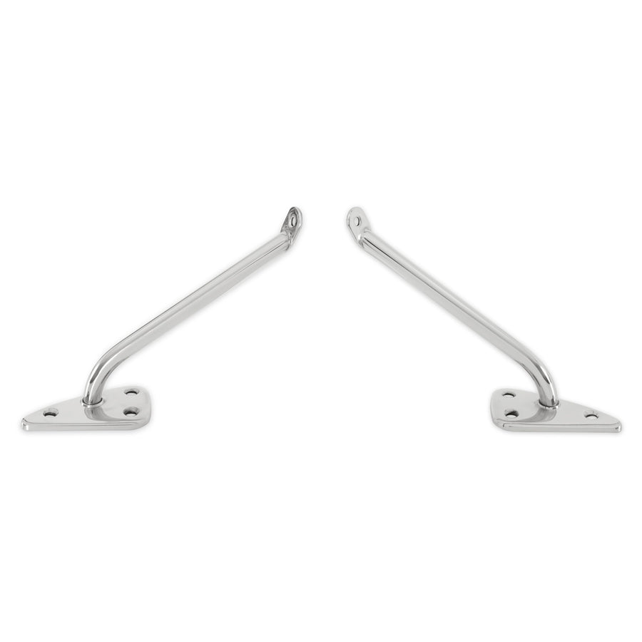 Complete Brothers Trucks Mirror Set-Stainless/Chrome-Round/Smooth - Pair COMS3SM
