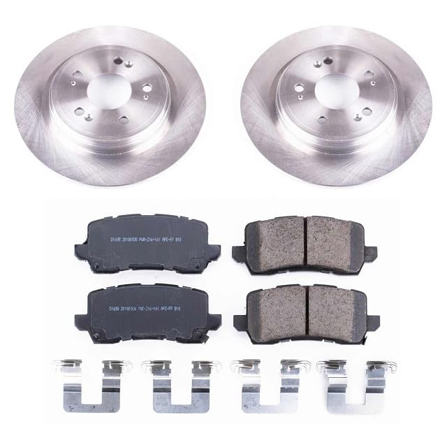 Power Stop KOE6952 Rear Replacement Brake Kit-OE Brake Rotors & Ceramic Brake Pads For Acura RLX 2014-2020 [Model Specific]