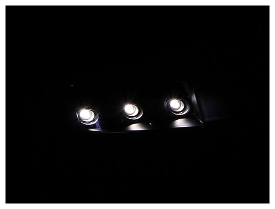 111205 ANZO USA Crystal 1-Piece Headlight Set-Black