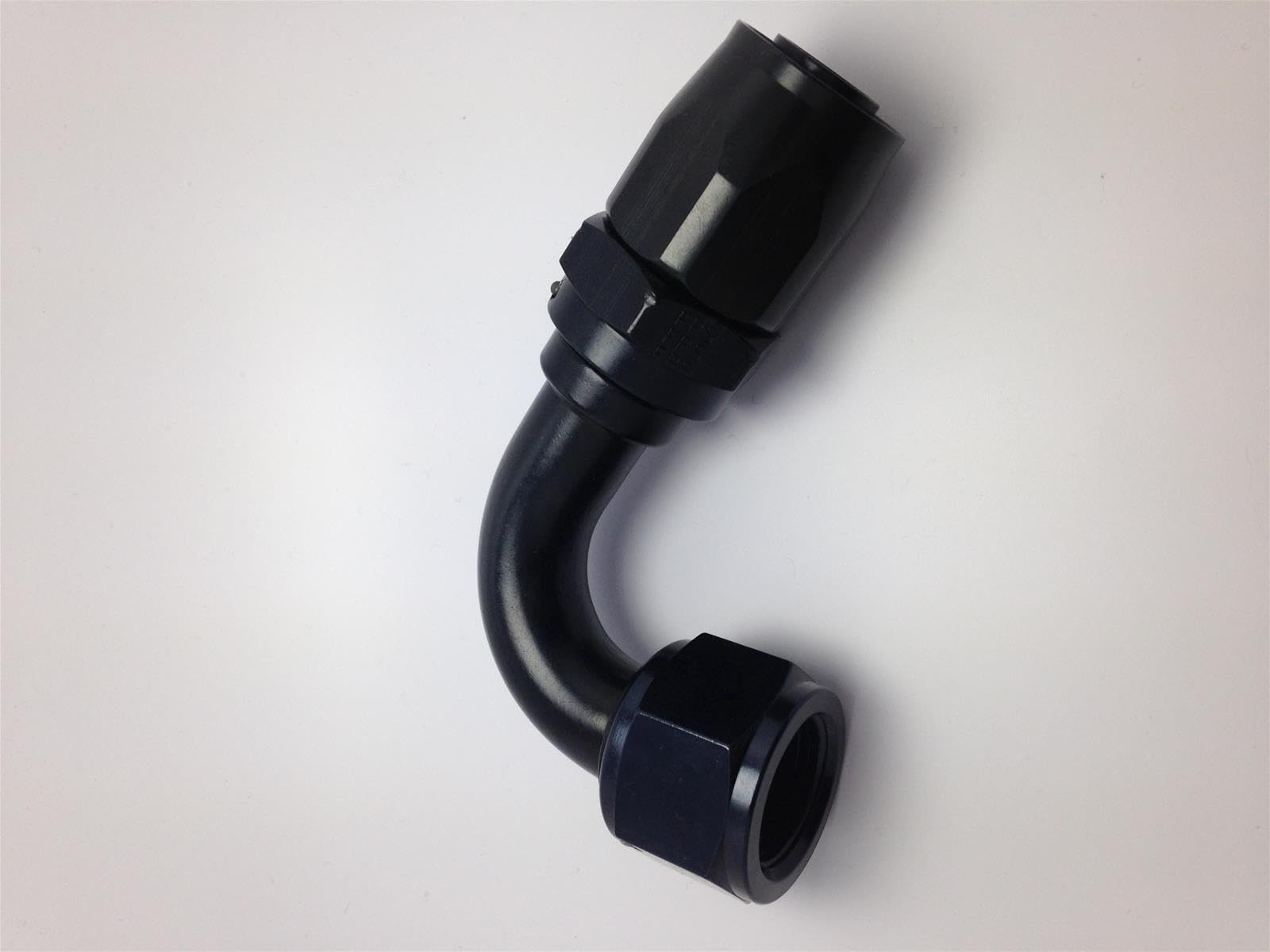 Fragola Performance Systems #10 Nut X #12 Hose Ucing Hose End 120 Degree Black