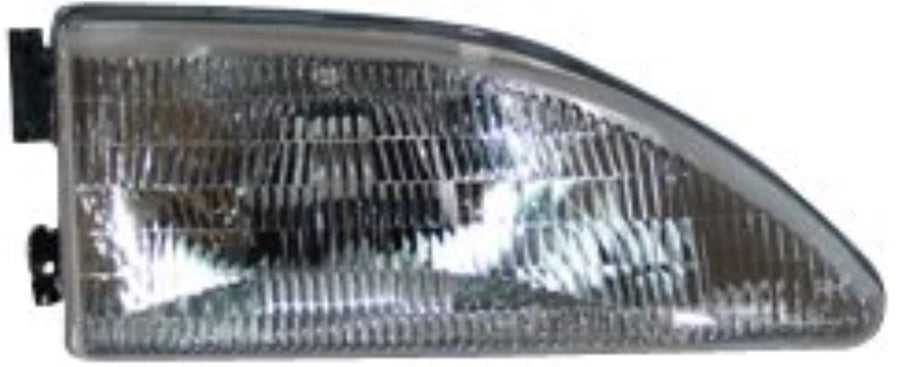 Right TYC Headlight Assembly Compatible with 1994-1998 Ford Mustang